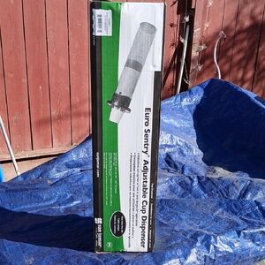San JAMAR C5250C Euro Sentry Adjustable Cup Dispenser * BRAND NEW* SEALED